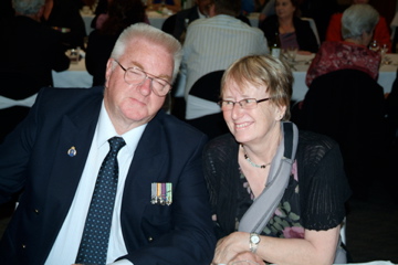 Ian 1Pl and Shelley Caldwell - Ian organised the Sunday activities [Binning]