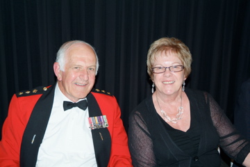 Bob 2Pl and Rhonda Upton - Bob is presently Colonel of the Regiment RNZIR [Binning]