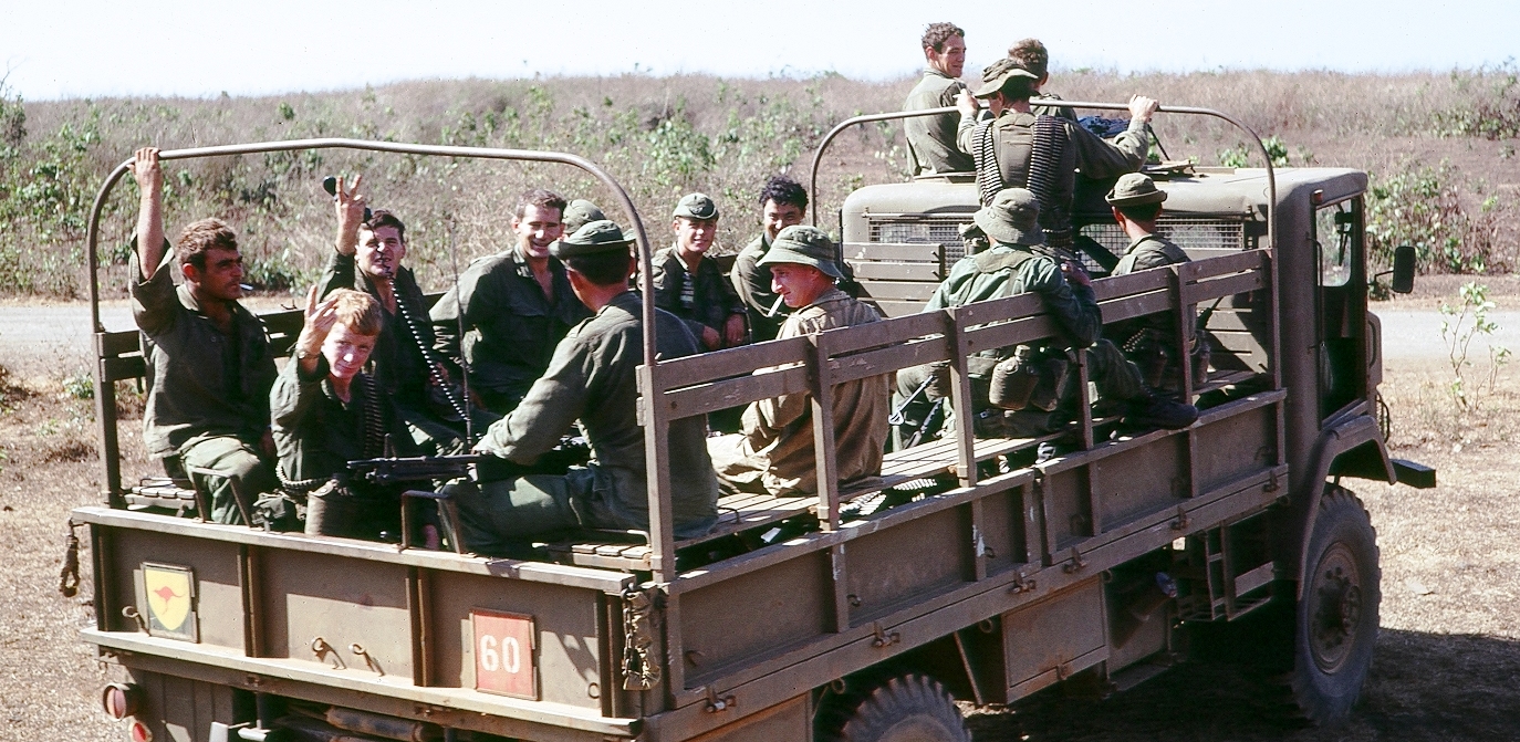 1Pl leaving Horseshoe for close-by training (no packs visible) [Stock]