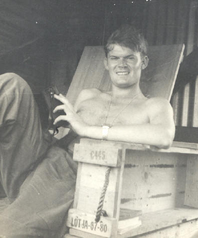 Dave Hall at rest - Horseshoe