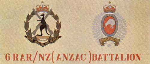 6RAR/NZ (ANZAC) Battalion sign - Bn HQ location Nui Dat