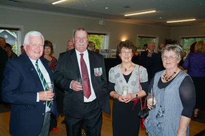 from Timaru - Peter Anderson 1Pl, Dick Bennett 2Pl, Linda Anderson, Jill Bennett [Binning]