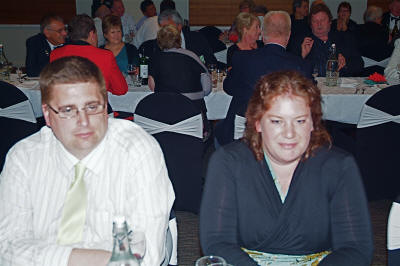 Sean McFarlane and Lisa Ure who manufactured the neck tags and otherwise worked hard in the background [Binning]