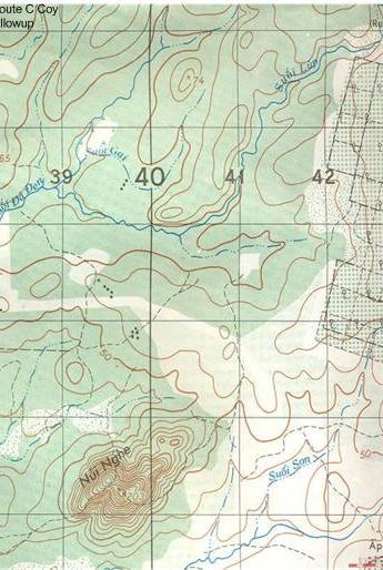 topographical map Hat Dich area Phuoc Tuy province Vietnam [Young]