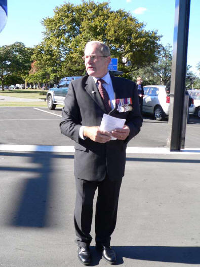 Denny King as parade marshall