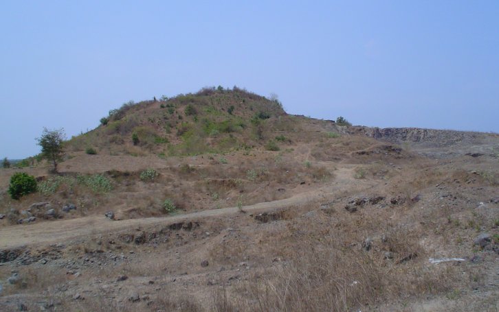 2005 SAS Hill - it has been extensively quarried [photo courtey Garry Adams]