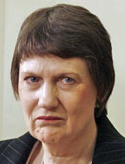 Helen Clark, Prime Minister New Zealand 2008, anti-vietnam war protester 1970 [internet]
