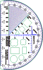 military artillery protractor of the sort issued in Vietnam [internet]