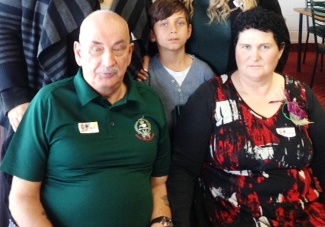 Bill, Merie & a grandson