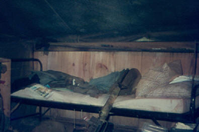 bedspace & surrounds in the tent lines [Rowsell]