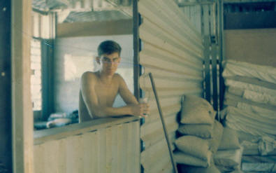 Fred King in the Coy Admin HQ office [Rowsell]