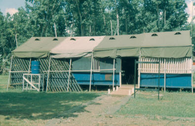 abandoned Officers/SNCO mess tent [Henderson]