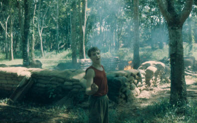 little left of a tent site after the rubbish was burnt [Henderson]