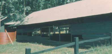 Taken some days after, the demolished Other Ranks mess hall [Henderson]