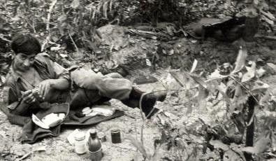 Manu Fong beside MG post [hopefully with sentry forward..!]  [Welsh]